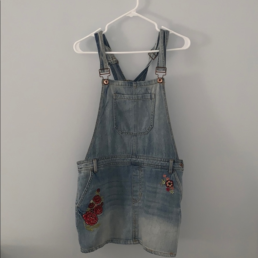 Over all dress with embroidered details